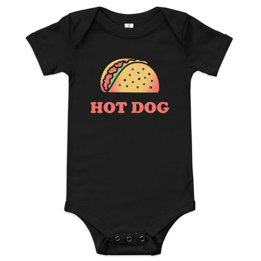 Taco Is A Hotdog Kid's Onesie