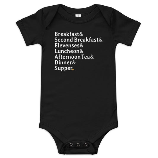 Typical Daily Meals Kid's Onesie