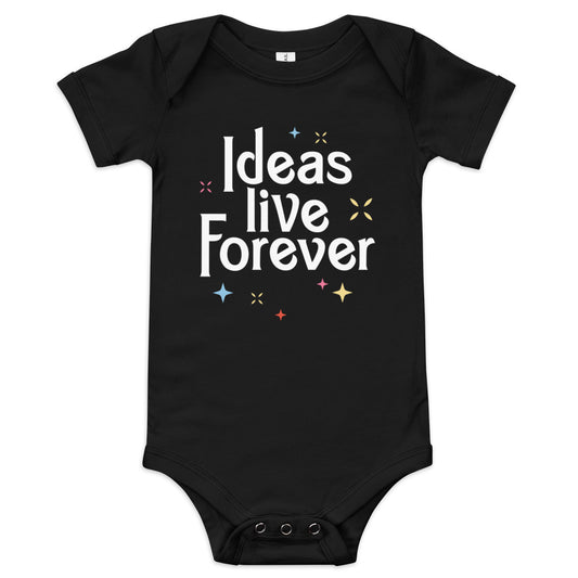 Ideas Live Forever Kid's Onesie