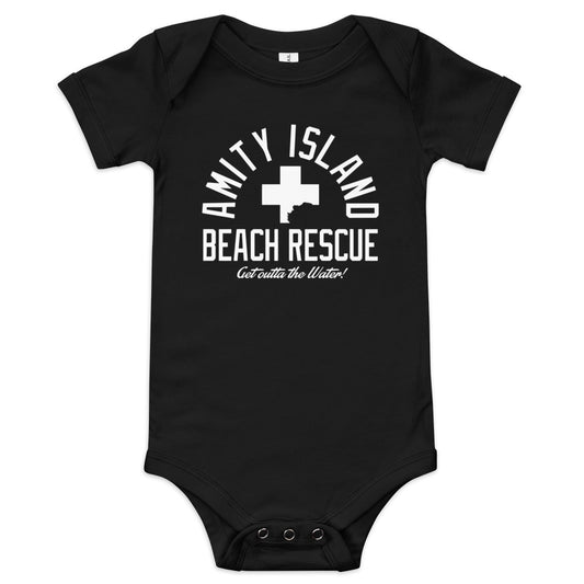 Amity Island Beach Rescue Kid's Onesie