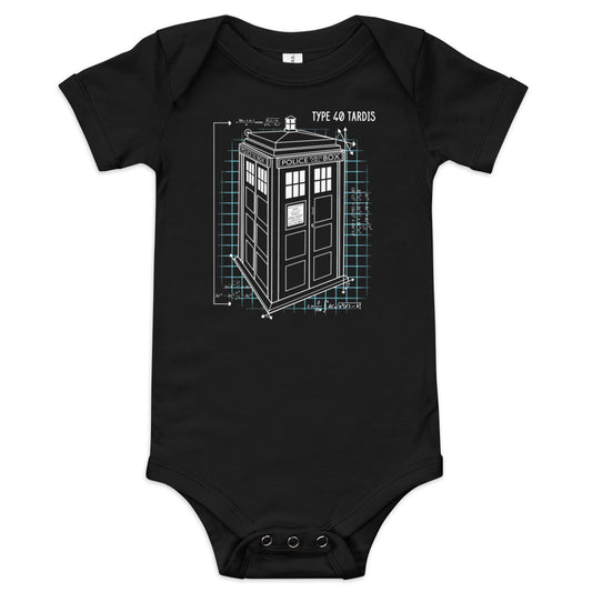 Type 40 Tardis Kid's Onesie