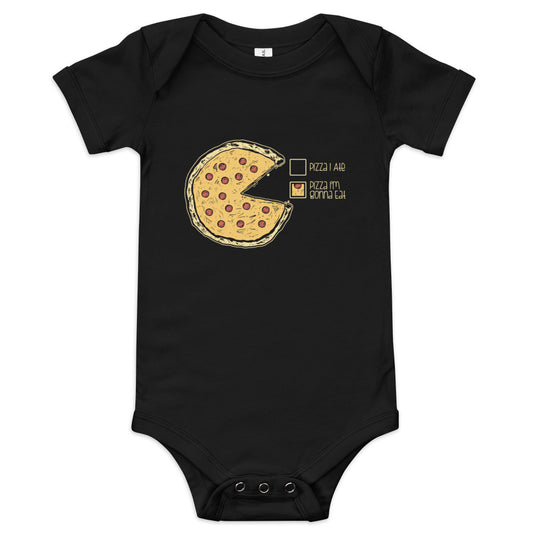 Pizza Pie Chart Kid's Onesie