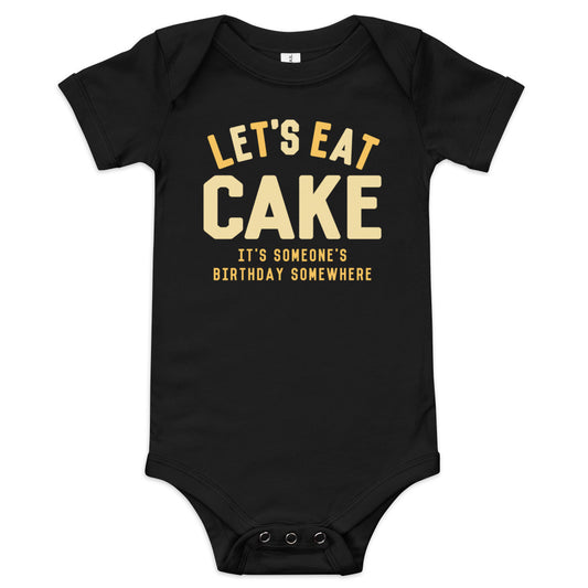 Let's Eat Cake Kid's Onesie