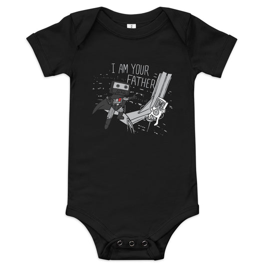 I Am Your Father Cassette Kid's Onesie