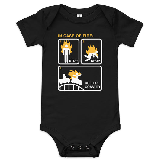 Stop Drop Roller Coaster Kid's Onesie