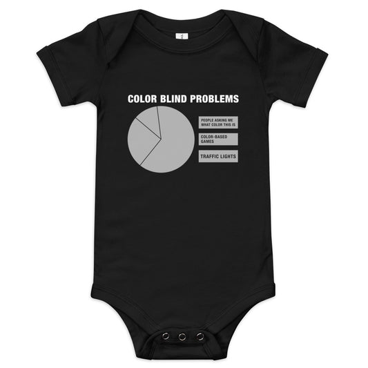 Color Blind Problems Kid's Onesie