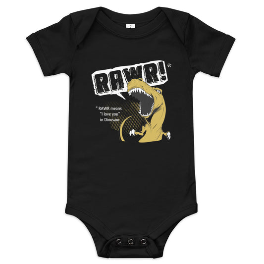 Rawr Means I Love You Kid's Onesie