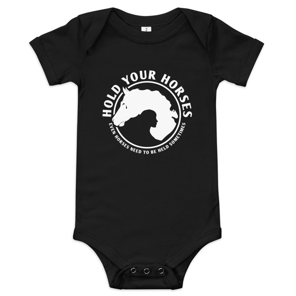 Hold Your Horses Kid's Onesie