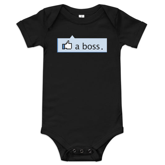 Like A Boss Thumbs Up Kid's Onesie