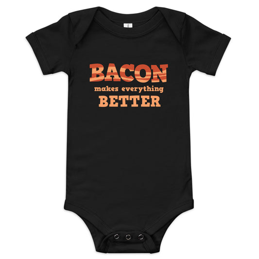 Bacon Makes Everything Better Kid's Onesie