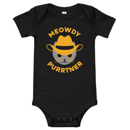 Meowdy Purrtner Kid's Onesie