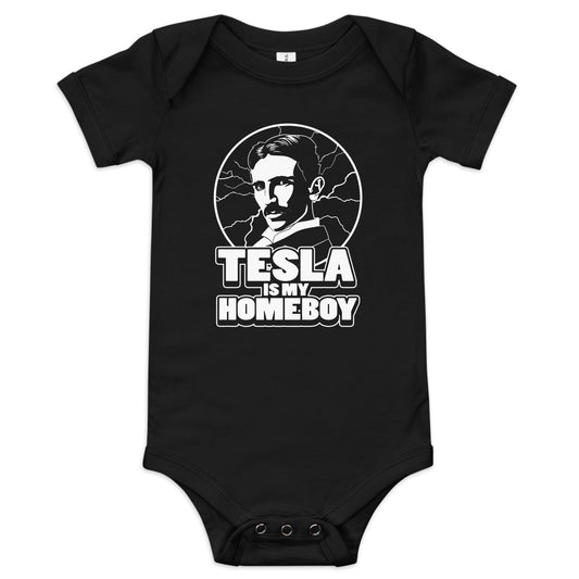 Tesla Is My Homeboy Kid's Onesie