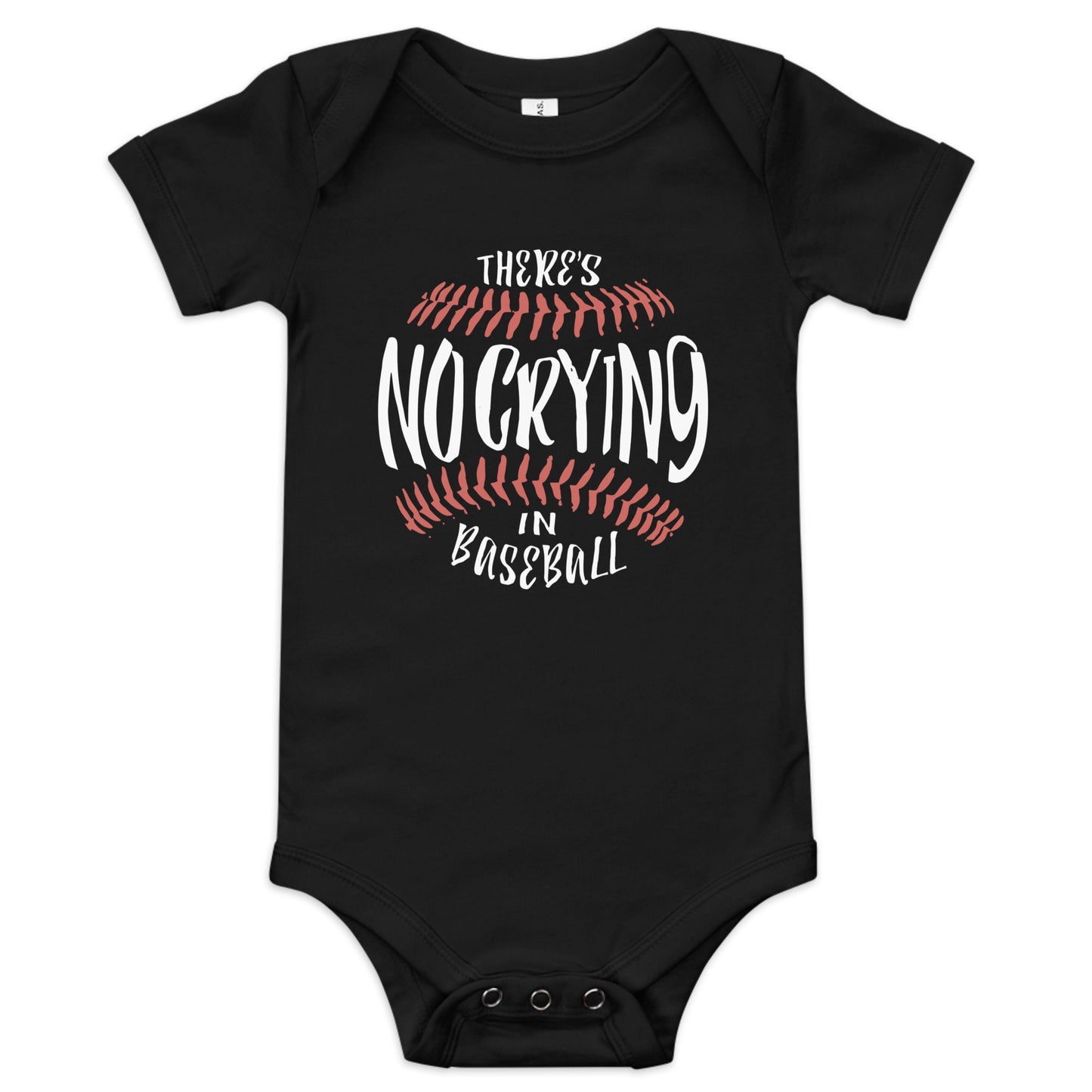There's No Crying In Baseball Kid's Onesie