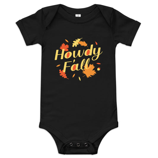 Howdy F'all Kid's Onesie