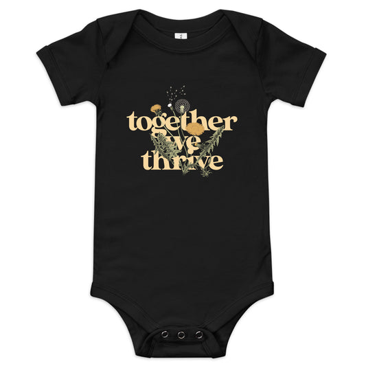 Together We Thrive Kid's Onesie
