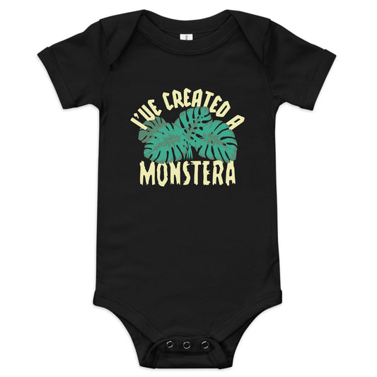 I've Created A Monstera Kid's Onesie