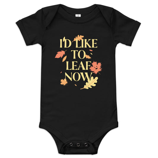 I'd Like To Leaf Now Kid's Onesie