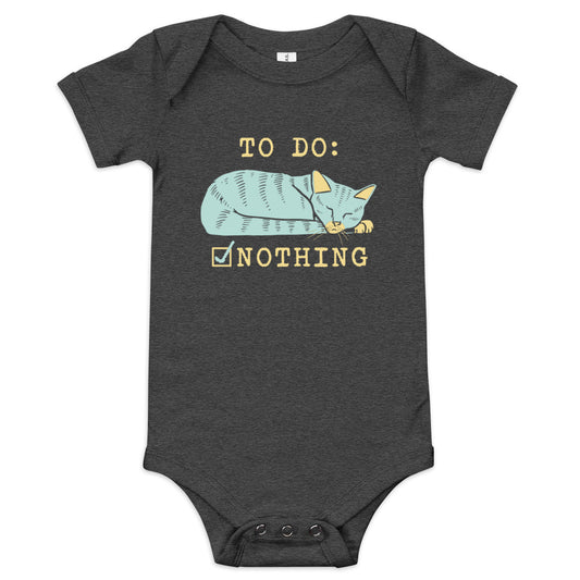 To Do: Nothing Kid's Onesie