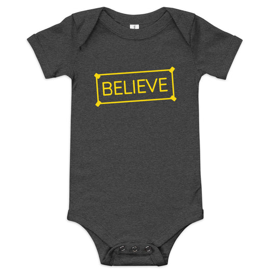 Believe Sign Kid's Onesie