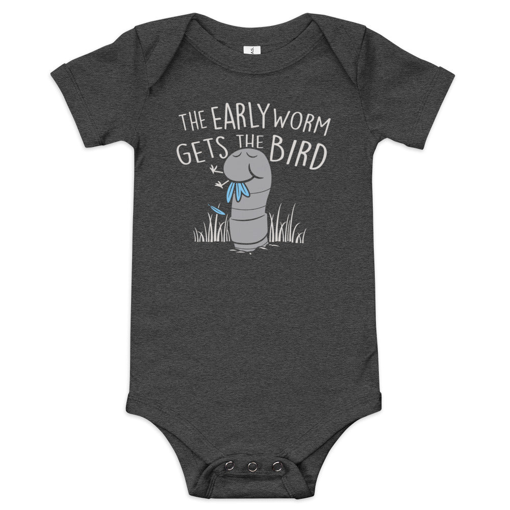 The Early Worm Gets The Bird Kid's Onesie