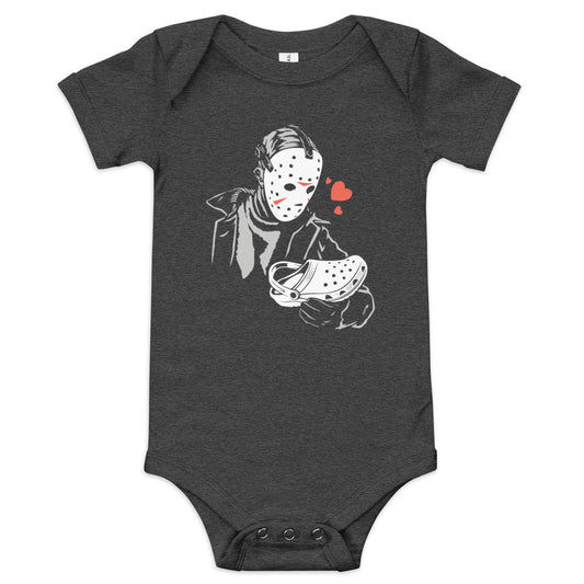 Jason Loves Crocs Kid's Onesie