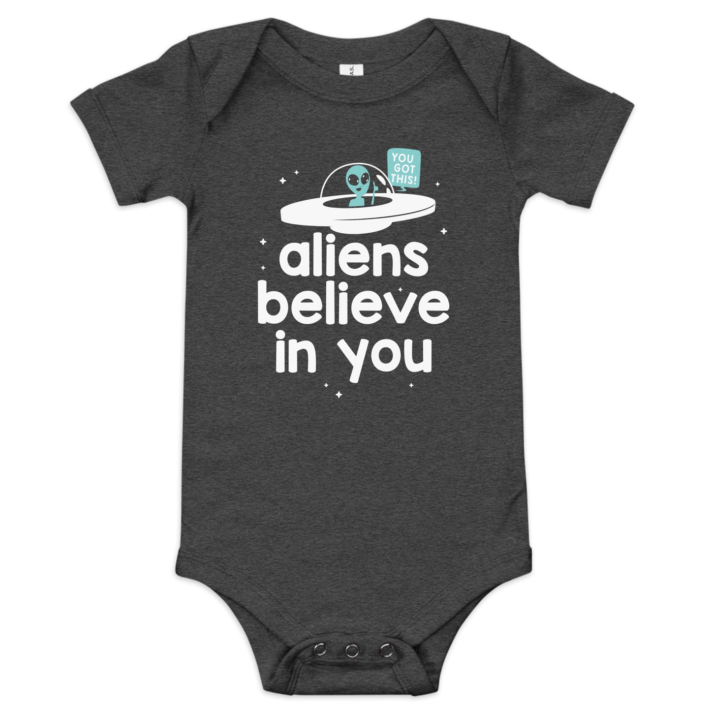 Aliens Believe In You Kid's Onesie