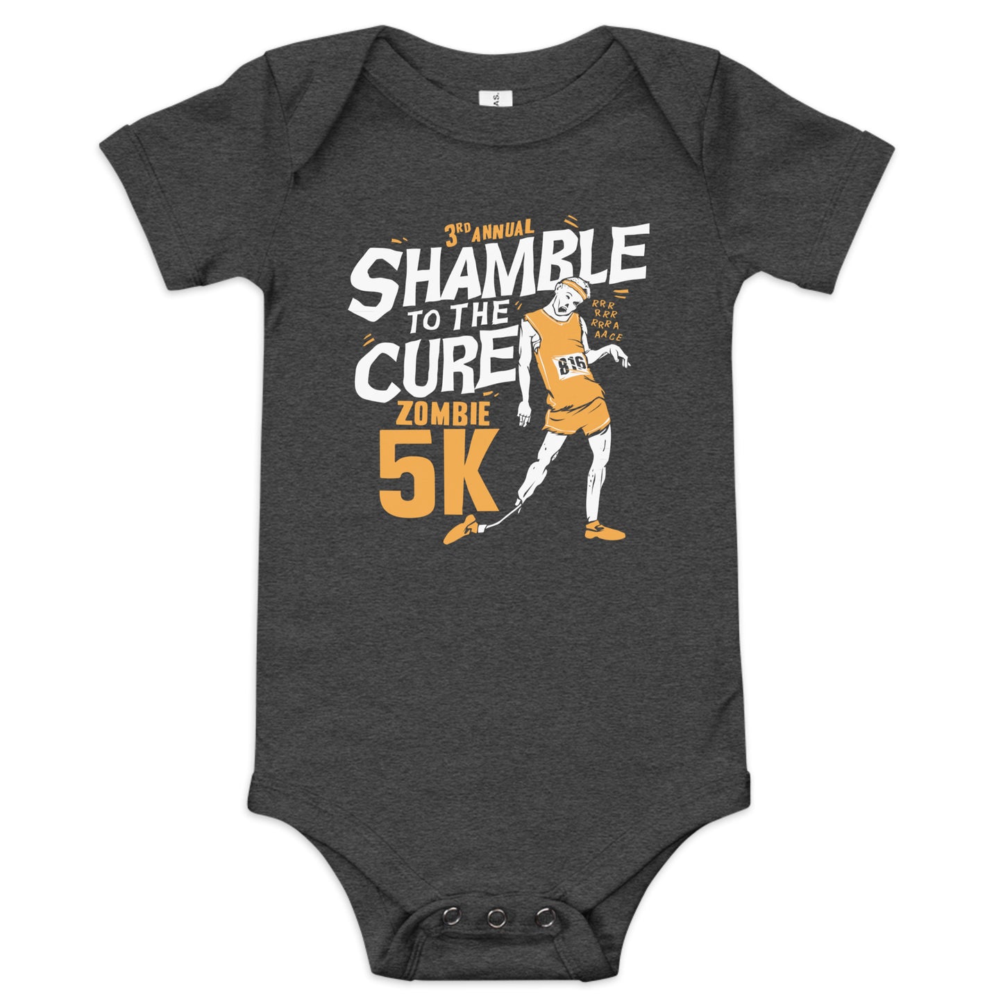 Shamble To The Cure Zombie 5K Kid's Onesie