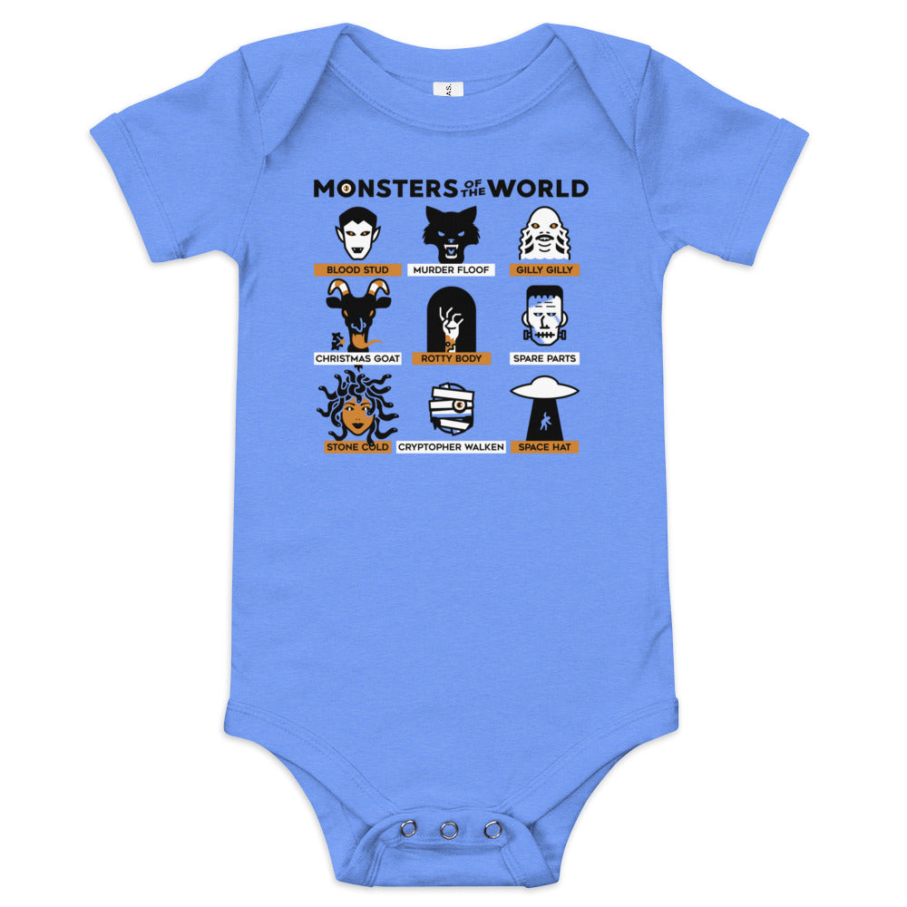 Monsters Of The World Kid's Onesie