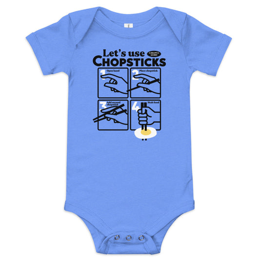 Let's Use Chopsticks Kid's Onesie
