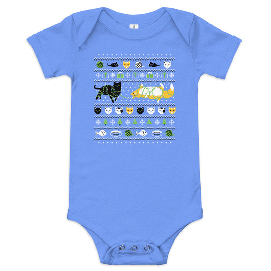 Ugly Cat Sweater Kid's Onesie