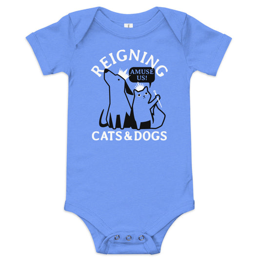 Reigning Cats And Dogs Kid's Onesie