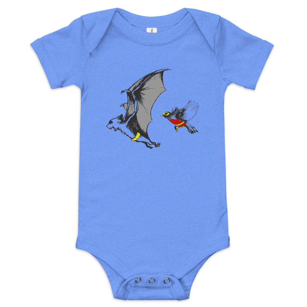 Bat and Robin Kid's Onesie