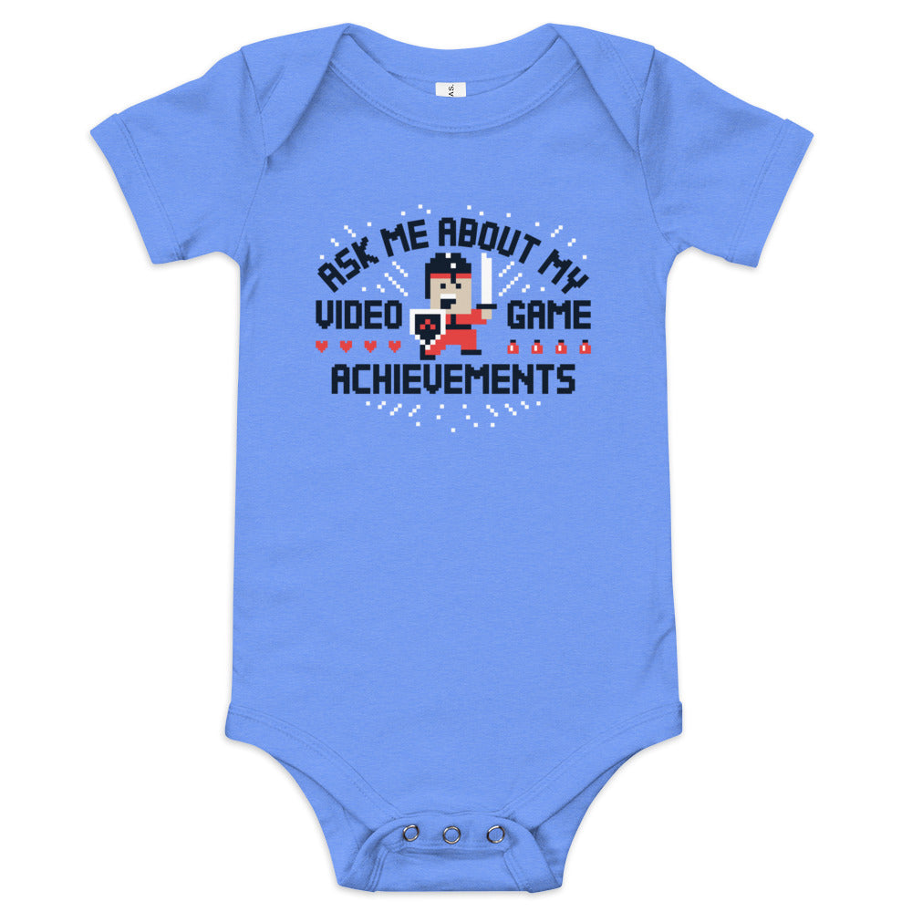 Ask Me About My Video Game Achievements Kid's Onesie