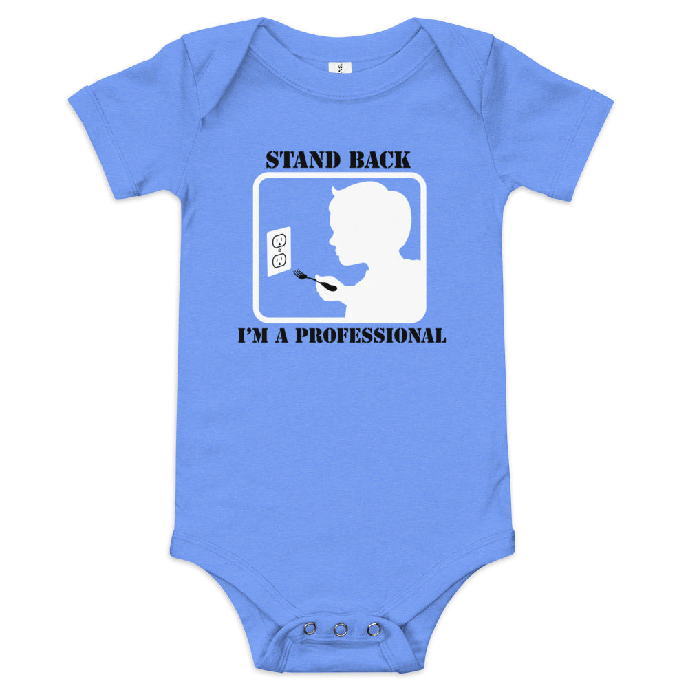 Stand Back, I'm A Professional Kid's Onesie