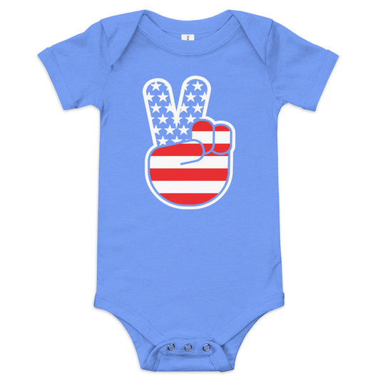 USA Peace Kid's Onesie