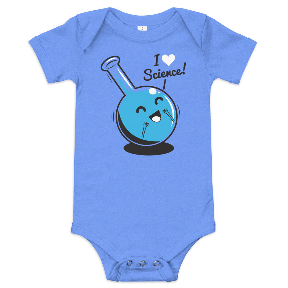 I Heart Science Kid's Onesie
