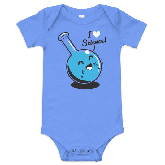 I Heart Science Kid's Onesie