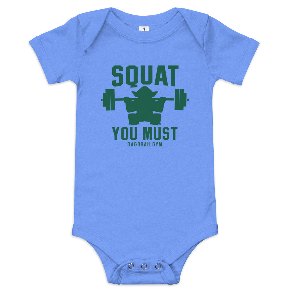 Squat You Must Kid's Onesie