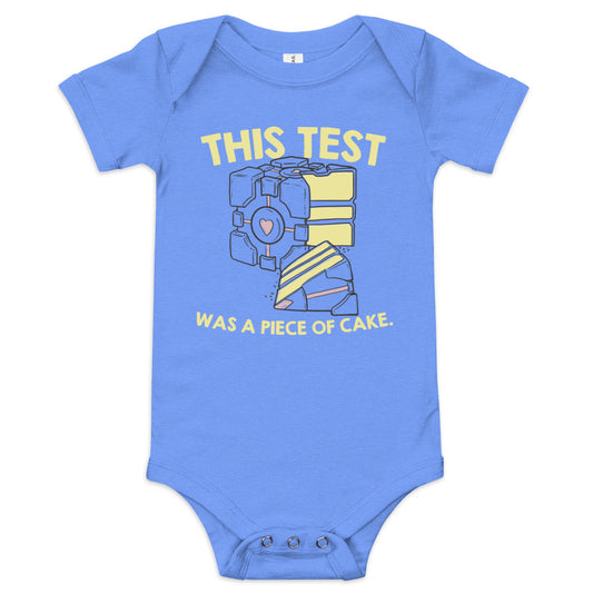 This Test Was A Piece Of Cake Kid's Onesie