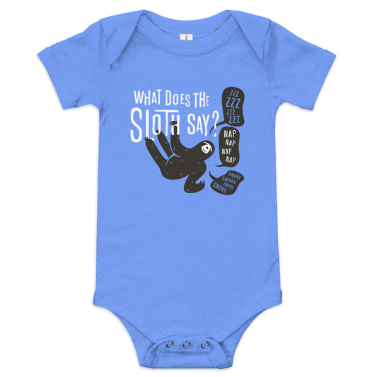 What Does The Sloth Say? Kid's Onesie