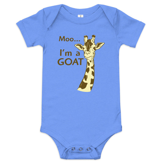 Moo, I'm A Goat Kid's Onesie