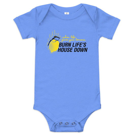 Burn Life's House Down Kid's Onesie