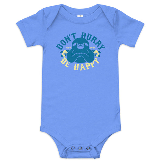 Don't Hurry Be Happy Kid's Onesie