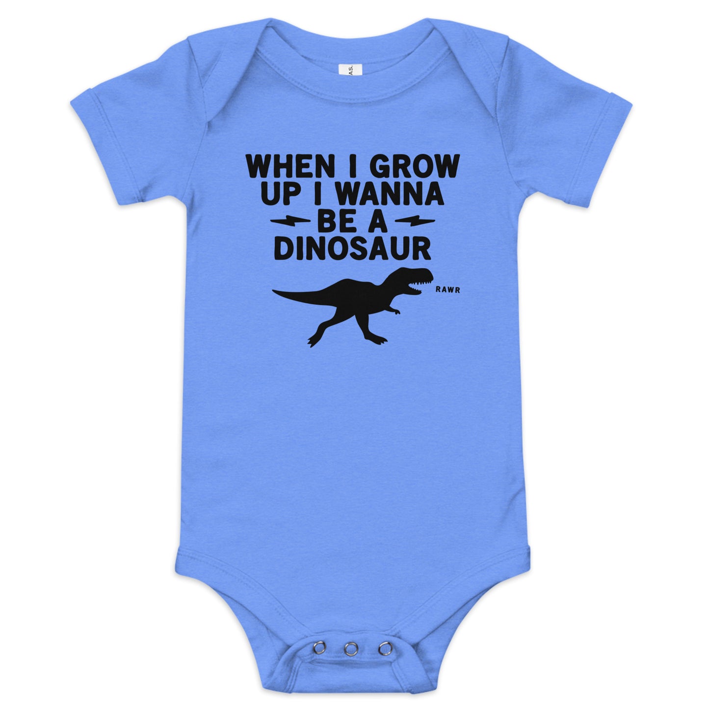 When I Grow Up I Wanna Be A Dinosaur Kid's Onesie