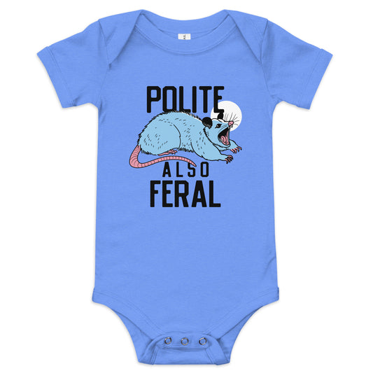 Polite Also Feral Kid's Onesie