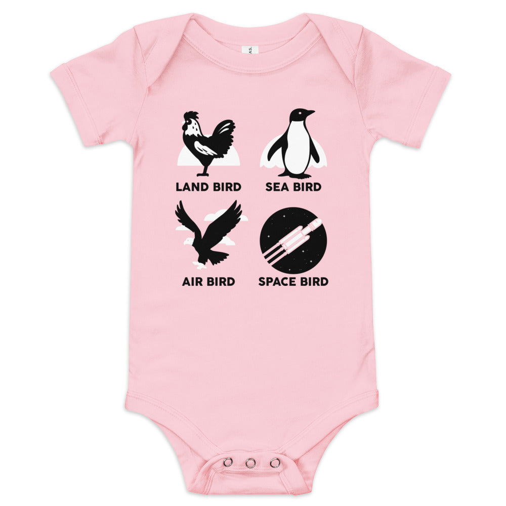 Types Of Birds Kid's Onesie