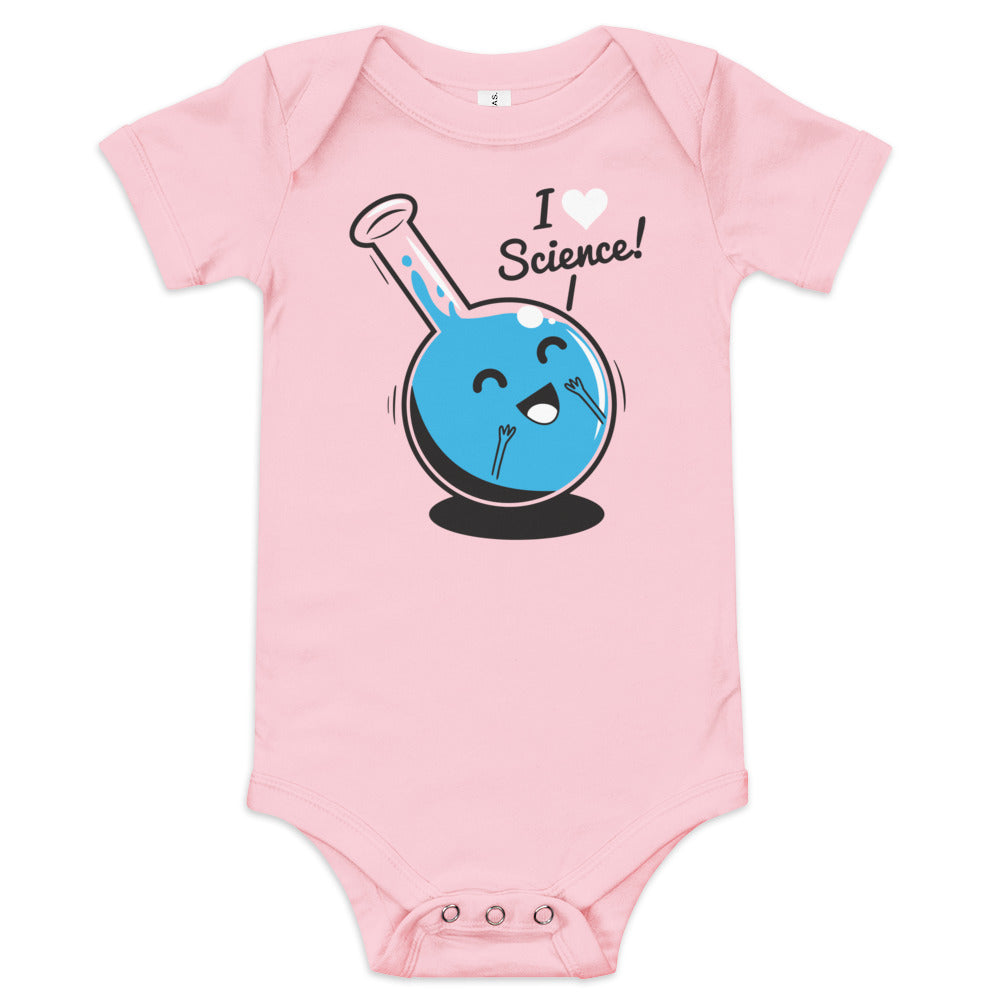 I Heart Science Kid's Onesie