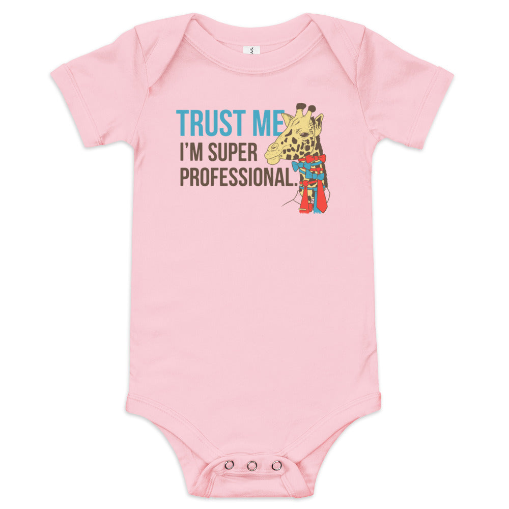 Trust Me I'm Super Professional Kid's Onesie