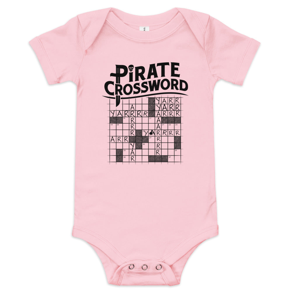 Pirate Crossword Kid's Onesie