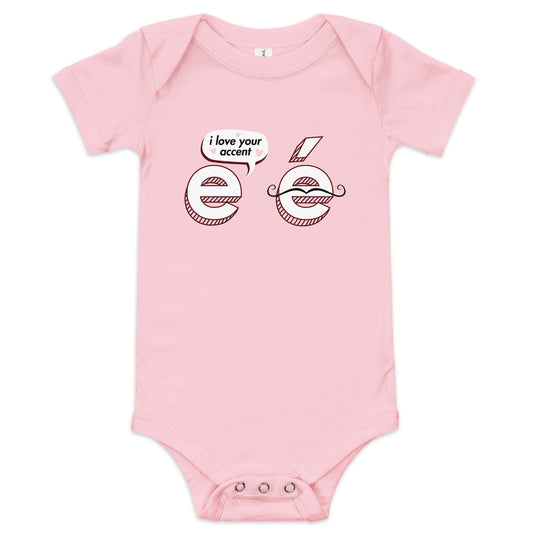 I Love Your Accent Kid's Onesie